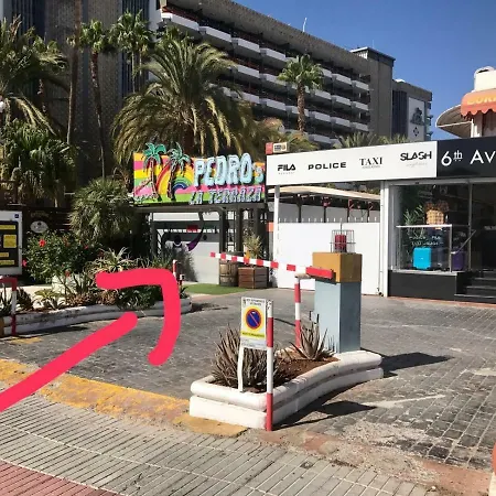 Apto Dowtown Vistas Piscina Y Cerca Playa Lägenhet Playa del Inglés